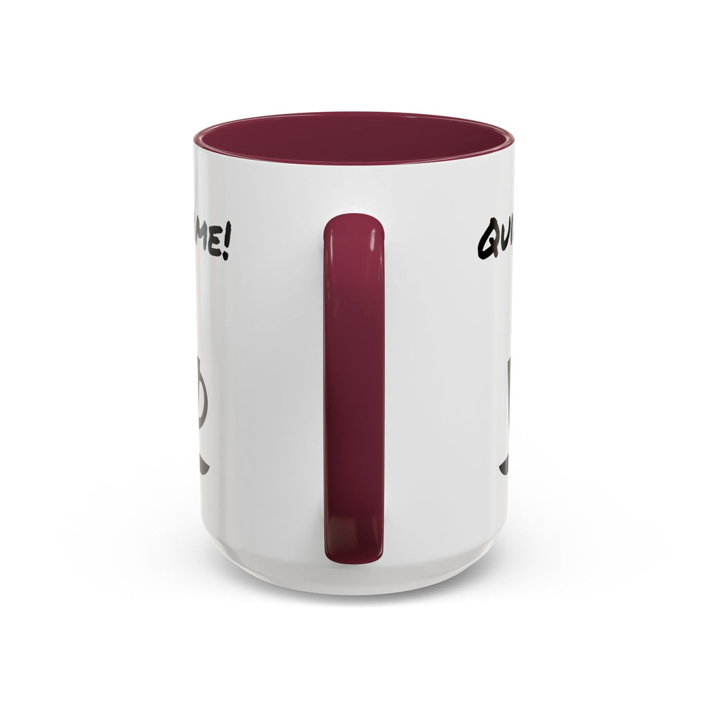 Quiet Time Coffee Mug — Black Accent 11oz/15oz