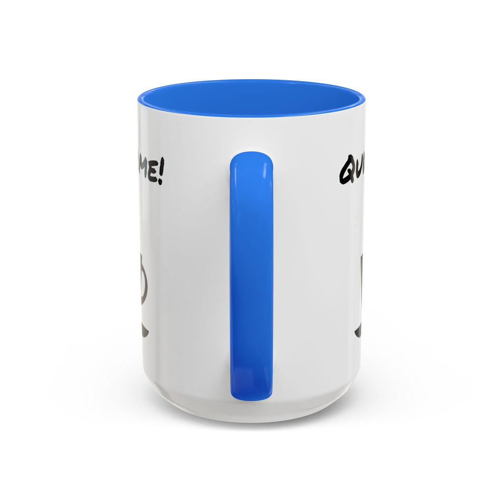 Quiet Time Coffee Mug — Black Accent 11oz/15oz