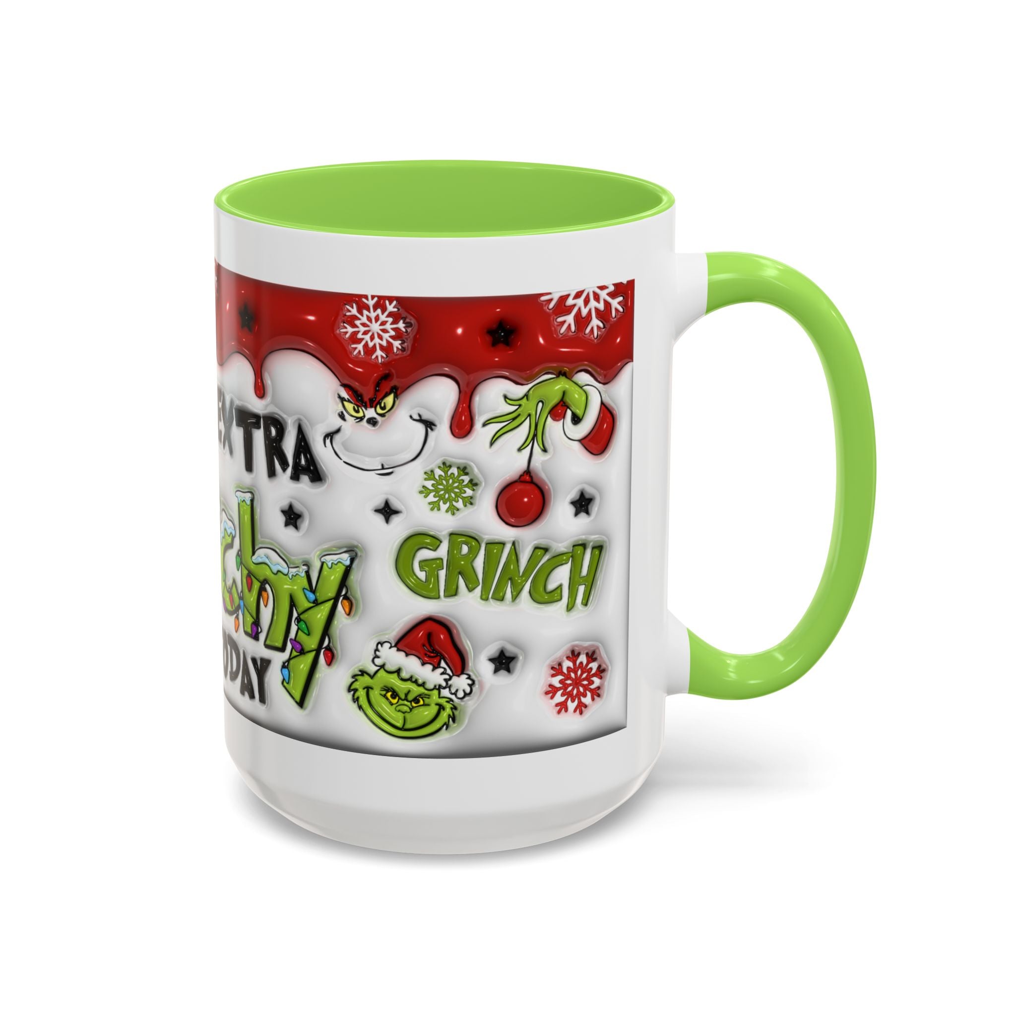 Grinch Holiday Mug - Feeling Extra Grinchy Today! Christmas Gift, Funny Coffee Cup, Holiday Decor, Winter Warmth