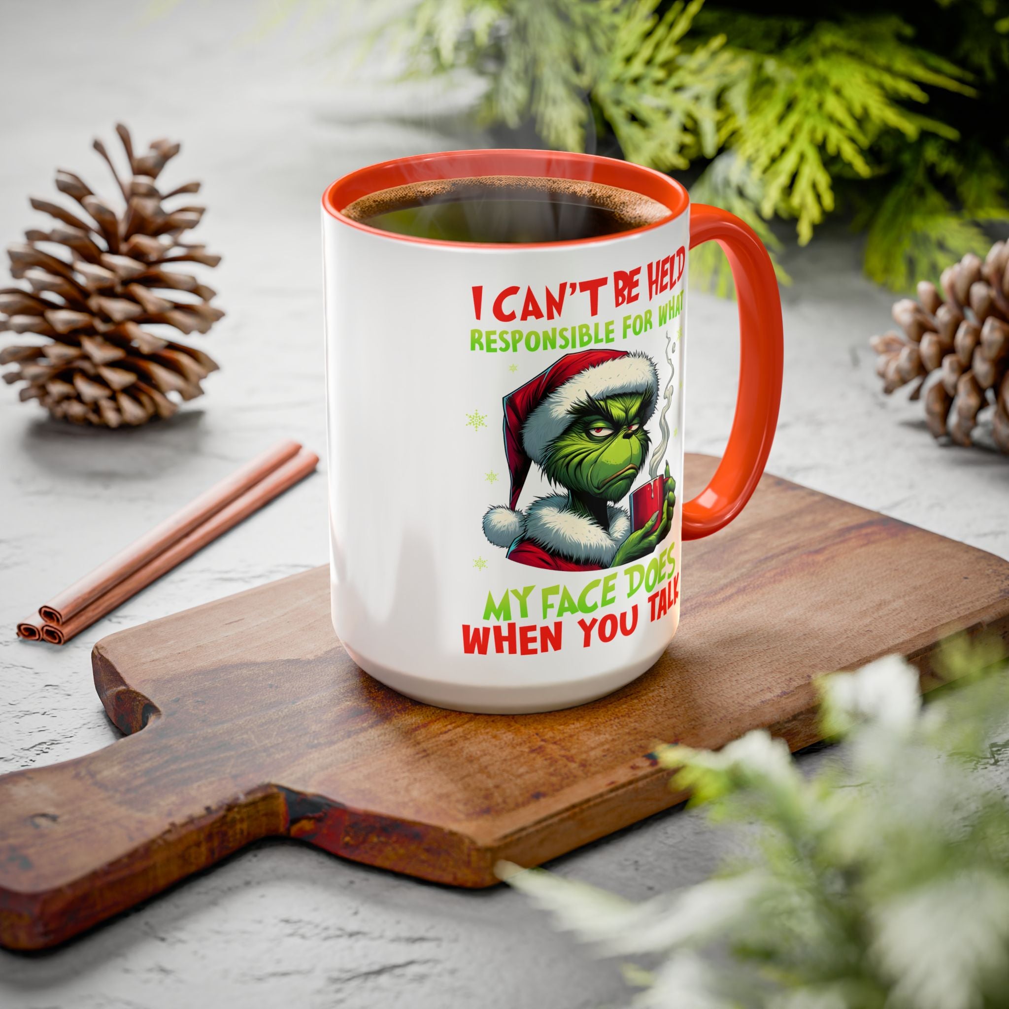 Colorful Grinch Mugs - Perfect for the Holidays, Funny Gift, Coffee Mug, Christmas Present, Office Humor, Grinch Lover