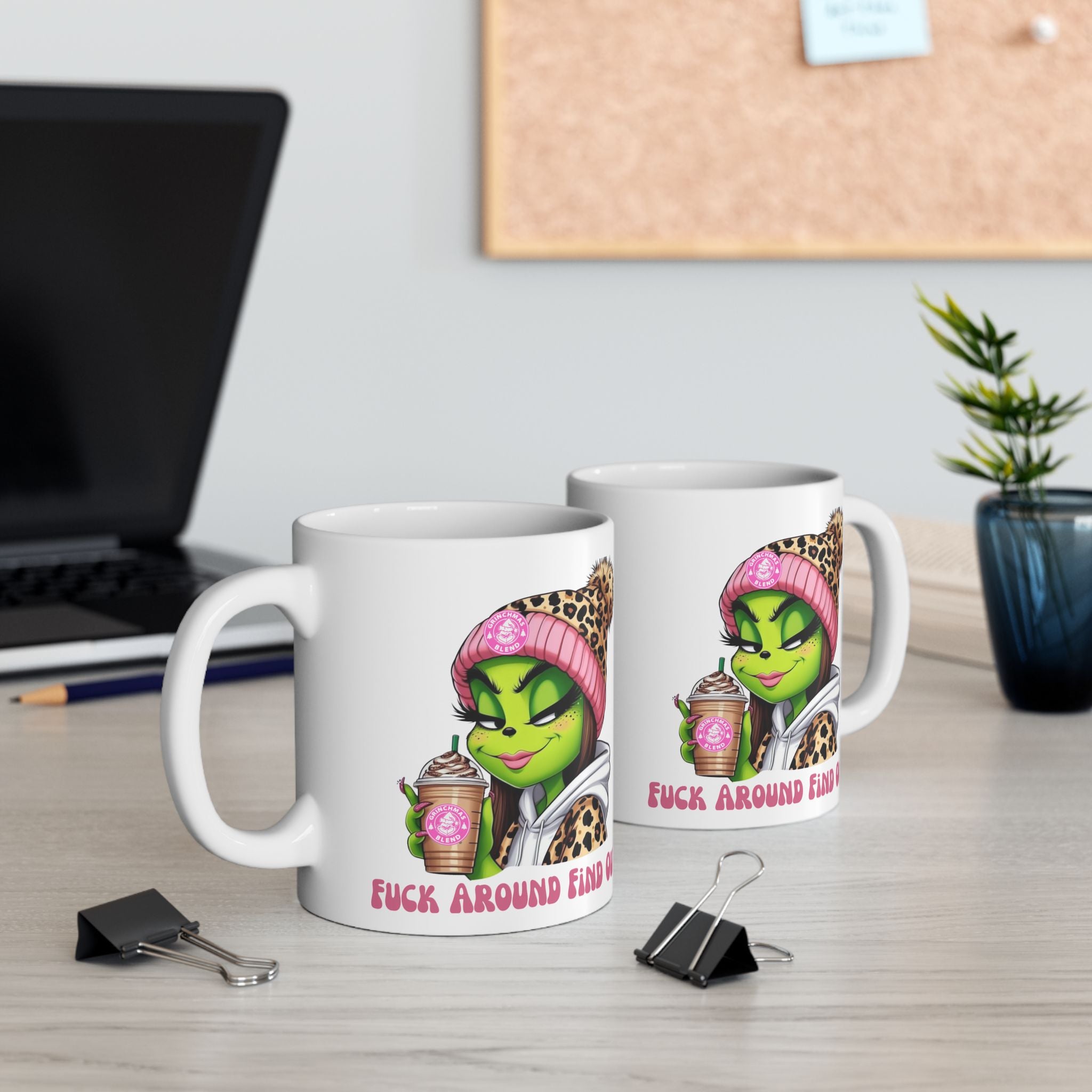 FA/FO Fun and Sassy Ceramic Mug | Cute Coffee Cup | Gift for Crazy Plant Lovers | Motivational Mug | Home Decor | Birthday Gift