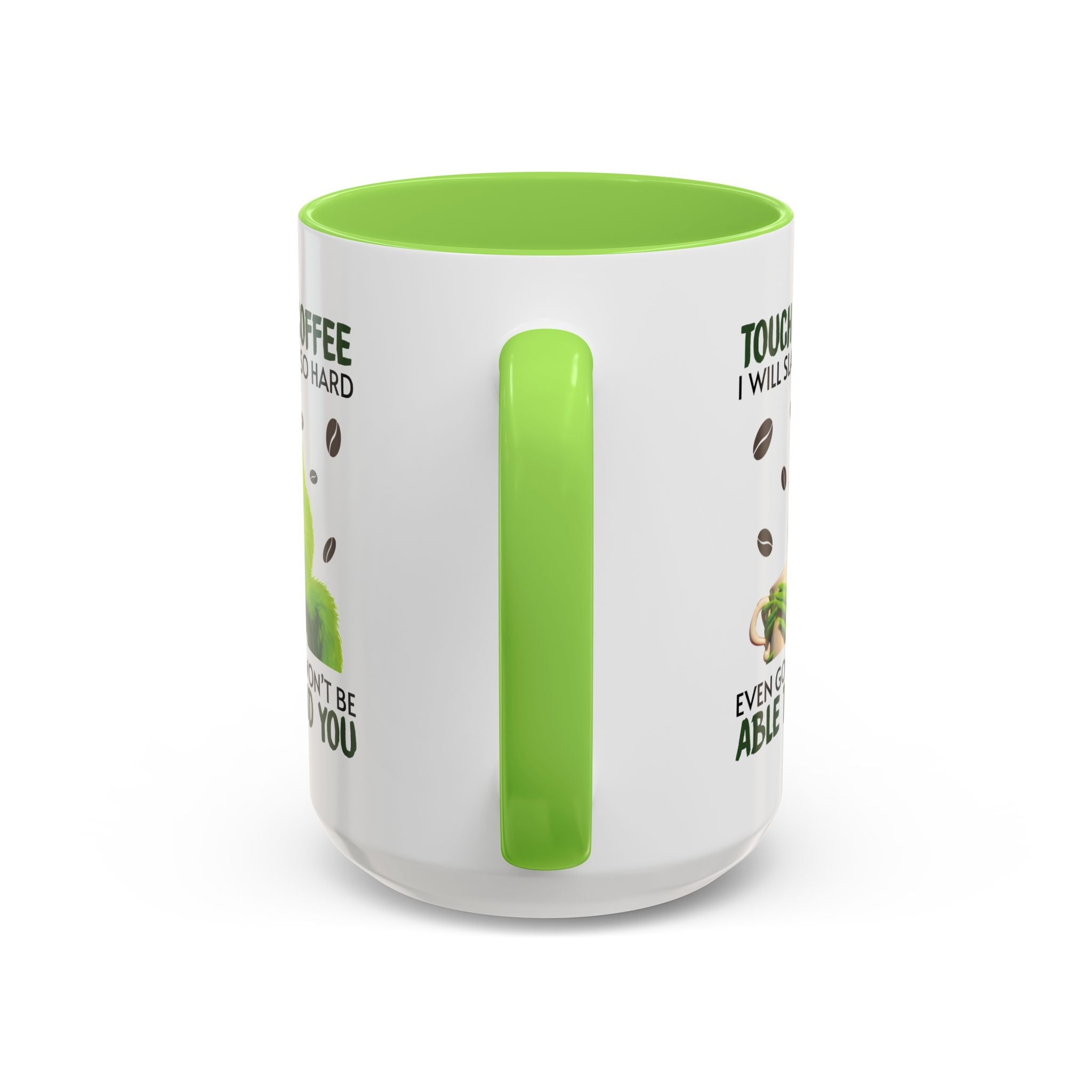 Funny Quote Mugs, Unique Coffee Cups, Gift for Coffee Lovers, Humorous Mug, Grinch Inspired Ceramics