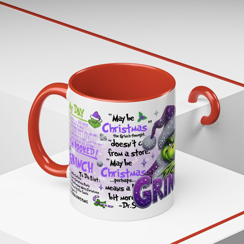 Grinchy Holiday Coffee Mug — '100% That Grinch' Funny Christmas Mug (11/15oz)