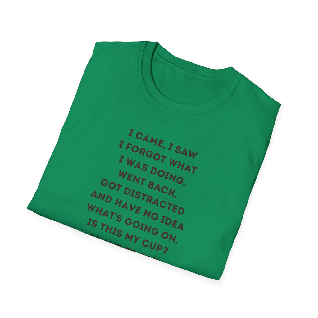 Funny Forgetful Grandpa Quote T-Shirt | Cute Elderly Character Tee