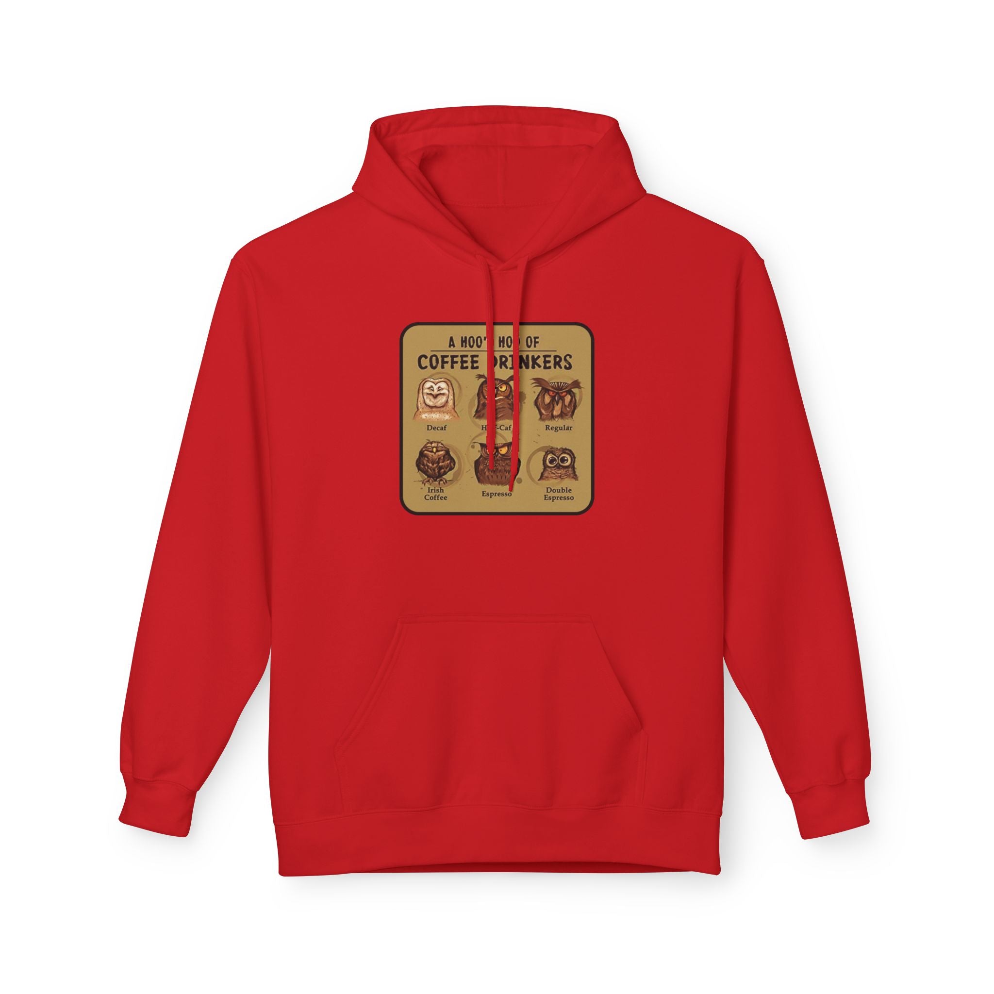 Coffee Drinkers Chart Hoodie | Coffee Types Illustration, Retro Cafe Design