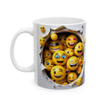 Laughing Emoji Burst Mug | Ceramic Mug