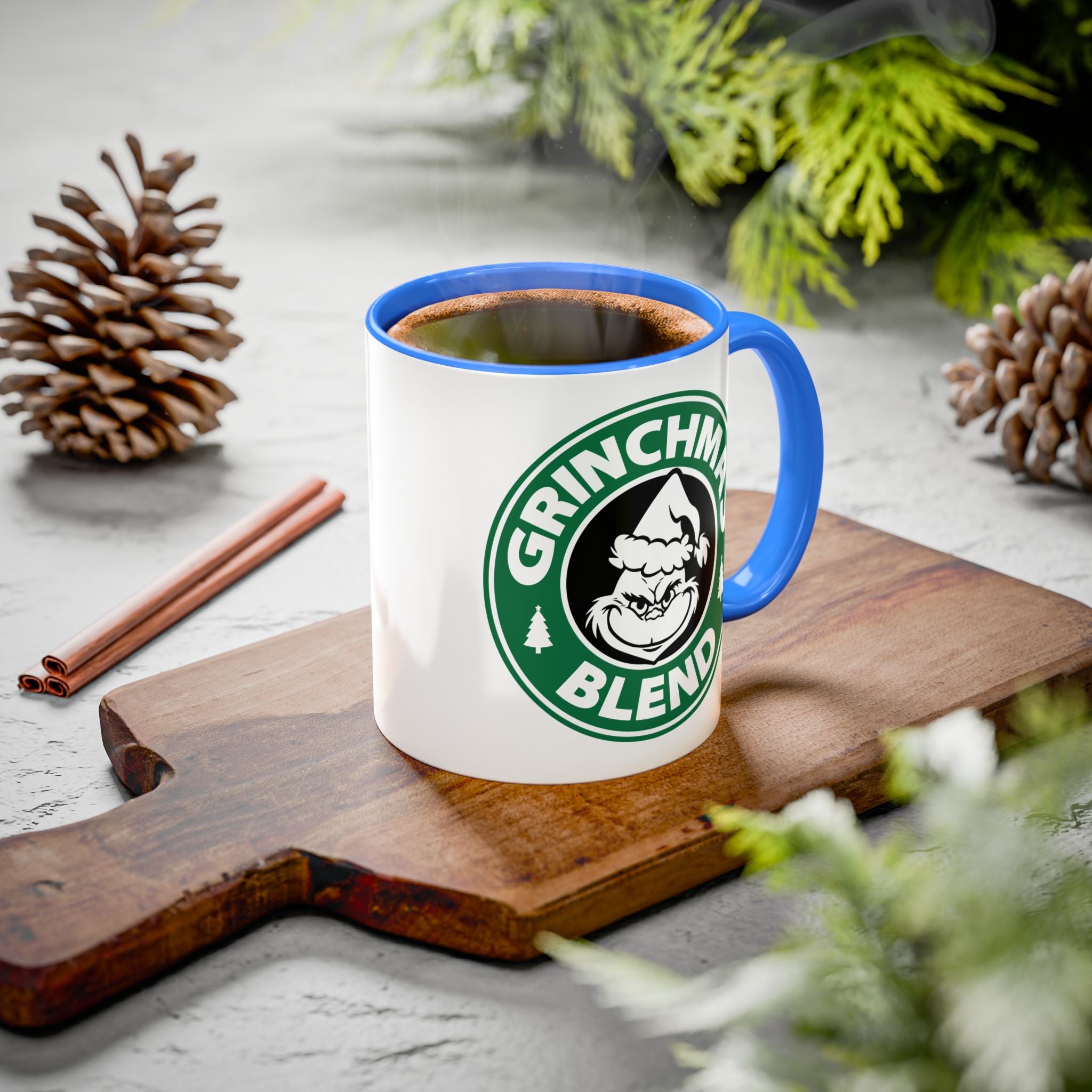 Christmas Grinch Coffee Mug, Colorful 11oz & 15oz Mugs, Holiday Gift, Funny Grinchmas Mug, Winter Decor, Unique Coffee Cup