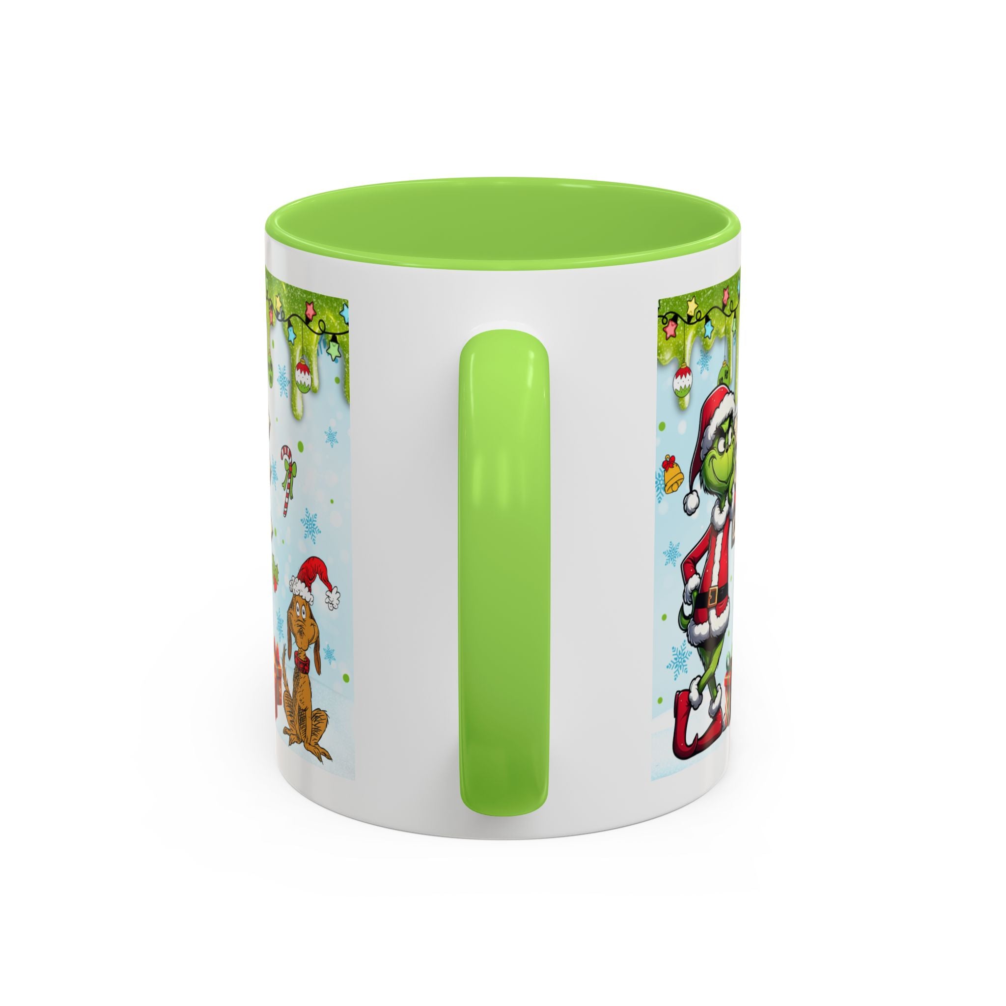 Grinch Christmas Mug | Colorful 11oz 15oz Ceramic Coffee Cup