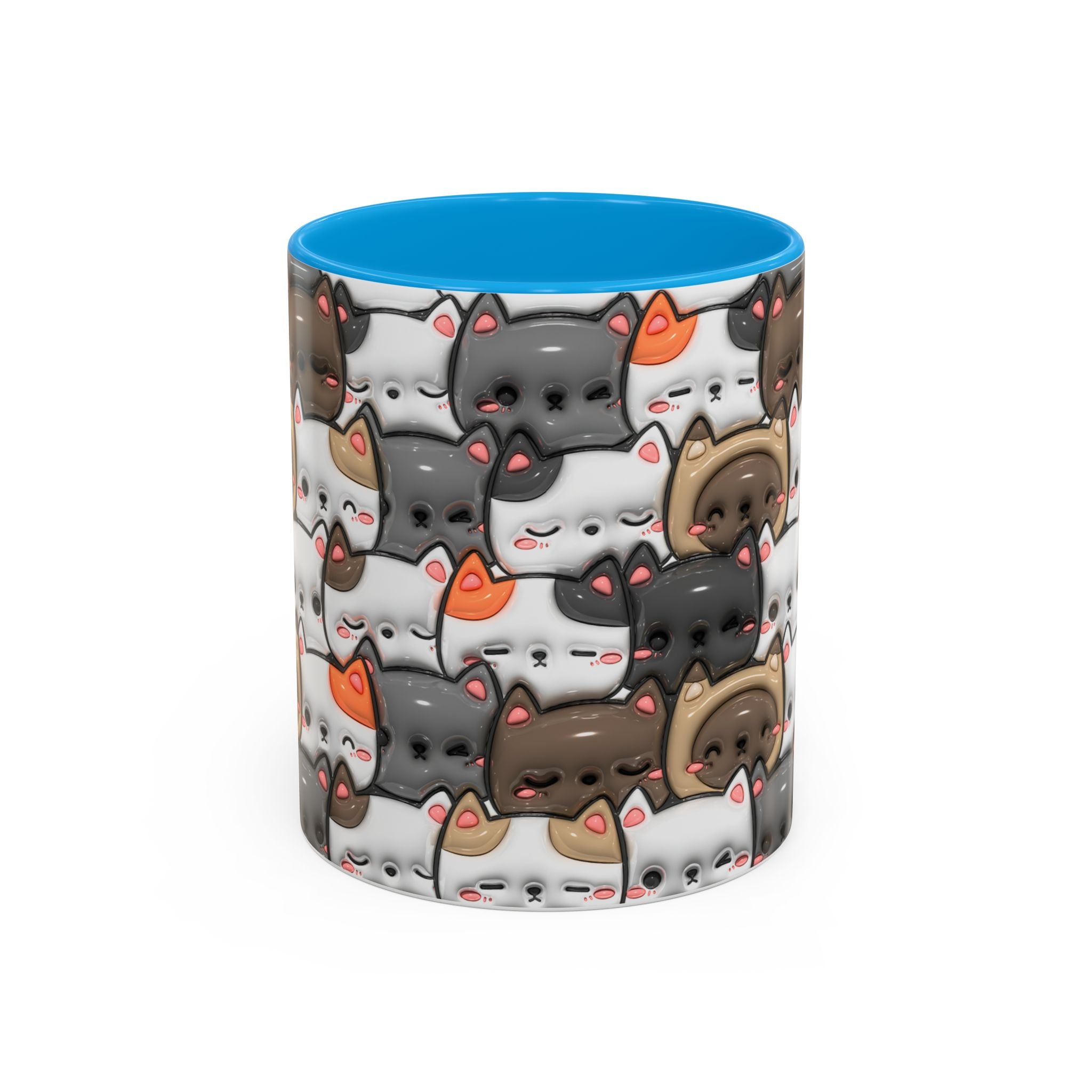 Colorful Cat Mugs - Cute Pet Lover Gift, Cat-Themed Coffee Cup, Cat Lover's Mug, Fun Kitchen Decor, Feline Art Drinkware