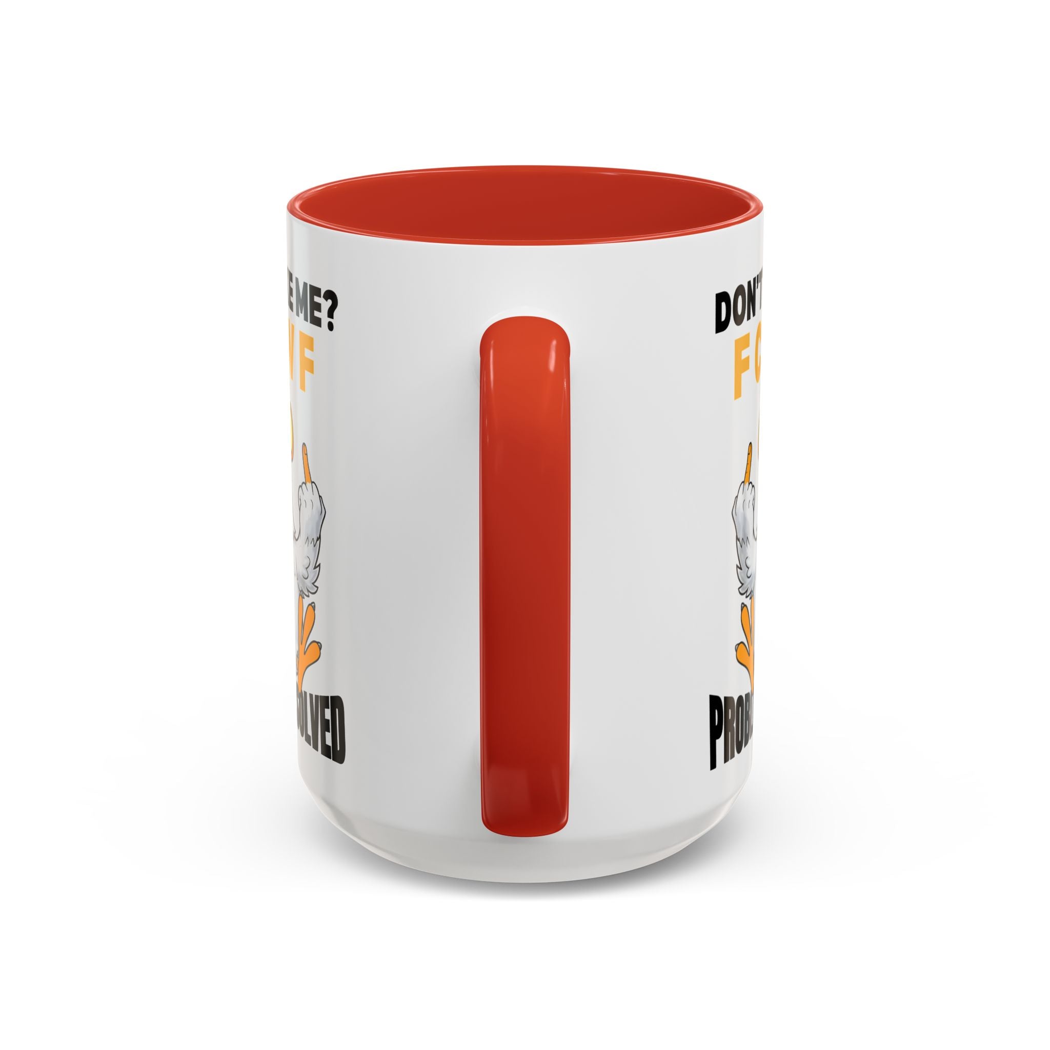 Don’t Like Me? F CAW F Chicken Mug — Funny Sarcastic Coffee Cup (11/15oz)