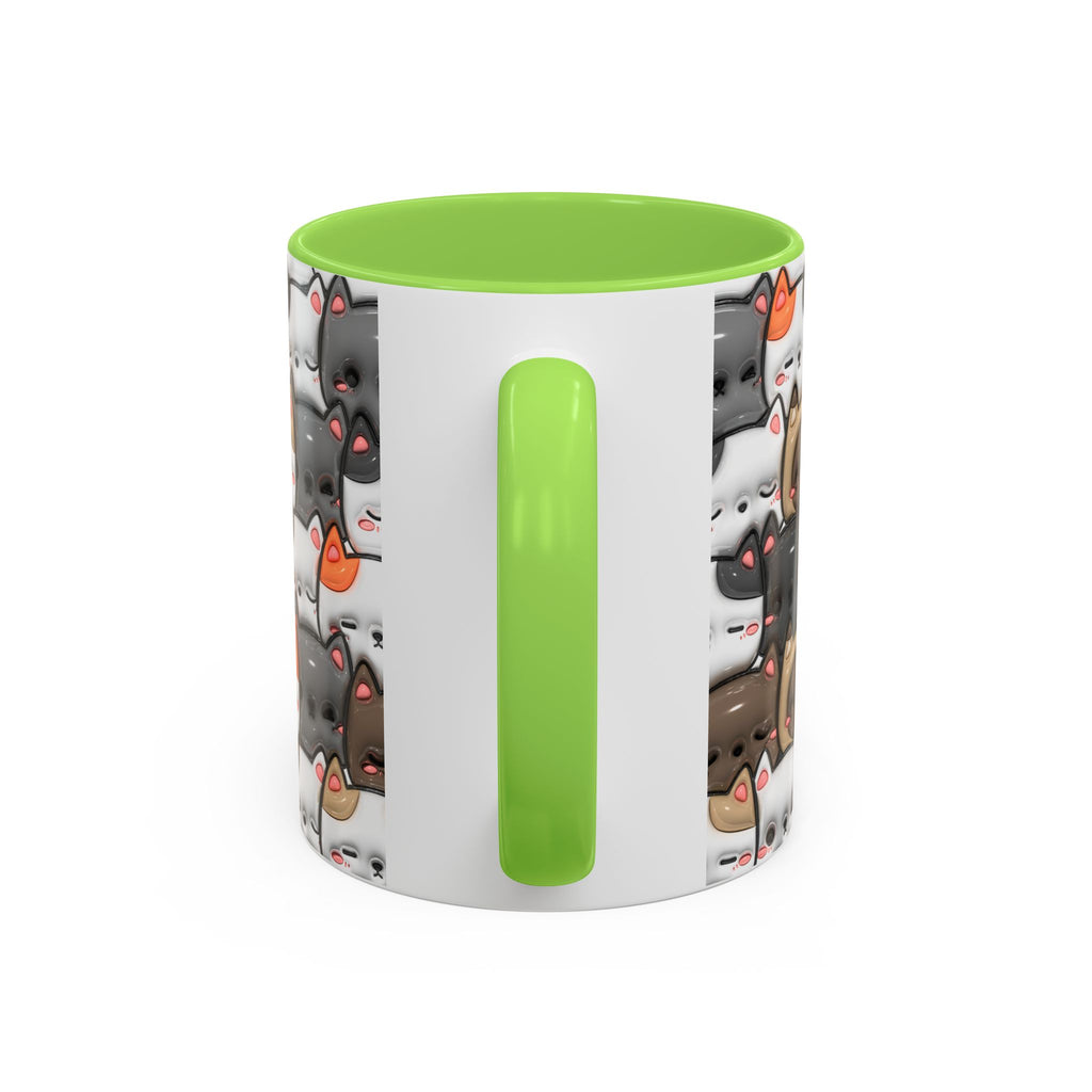 Colorful Cat Mugs - Cute Pet Lover Gift, Cat-Themed Coffee Cup, Cat Lover's Mug, Fun Kitchen Decor, Feline Art Drinkware