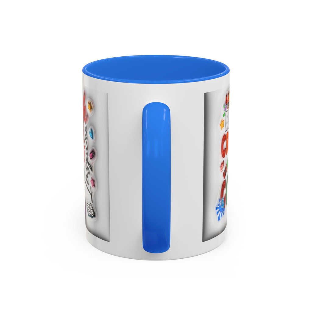 Personalized Teacher Mugs | Colorful 11oz & 15oz Coffee Cups | Fun Gift for Educators | Back to School | Teacher Appreciation