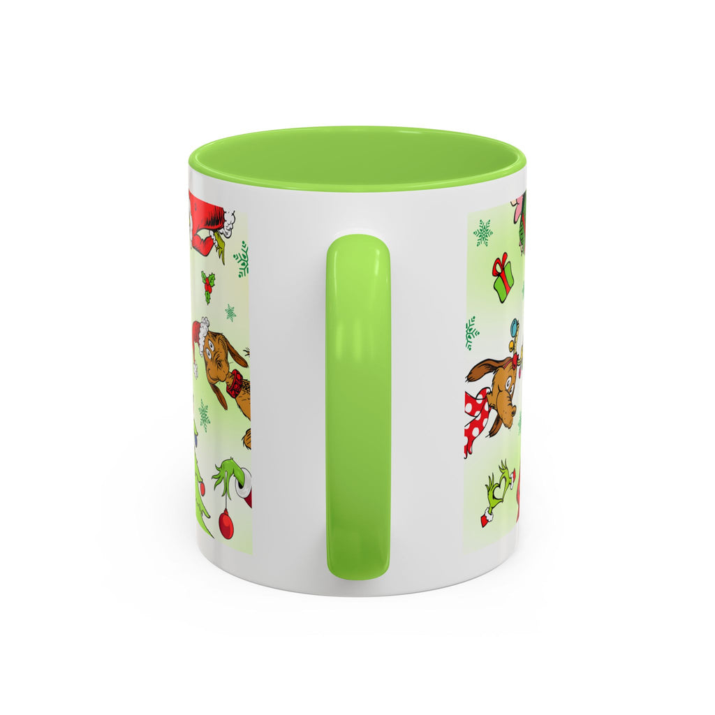 Whimsical The Grinch Mugs, Funny Holiday Gift, Christmas Coffee Cup, Festive Drinkware, Grinch Themed Mug