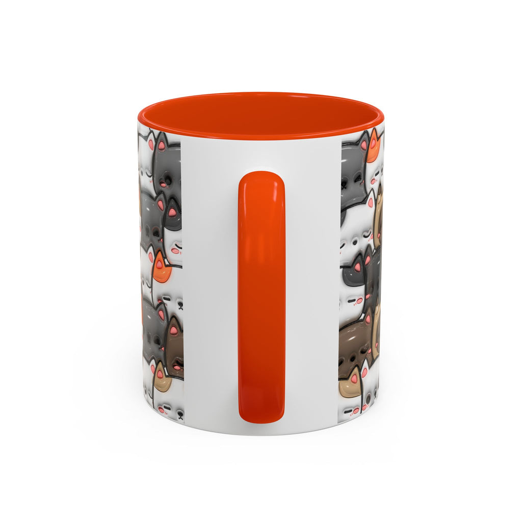 Colorful Cat Mugs - Cute Pet Lover Gift, Cat-Themed Coffee Cup, Cat Lover's Mug, Fun Kitchen Decor, Feline Art Drinkware