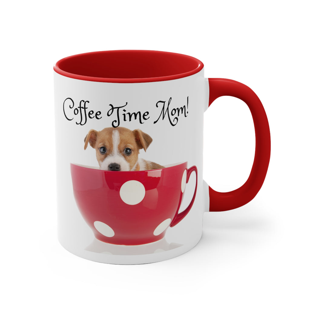 Coffee Time Mom - White Ceramic Mug