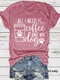 Top Girl Dog Coffee Letter
