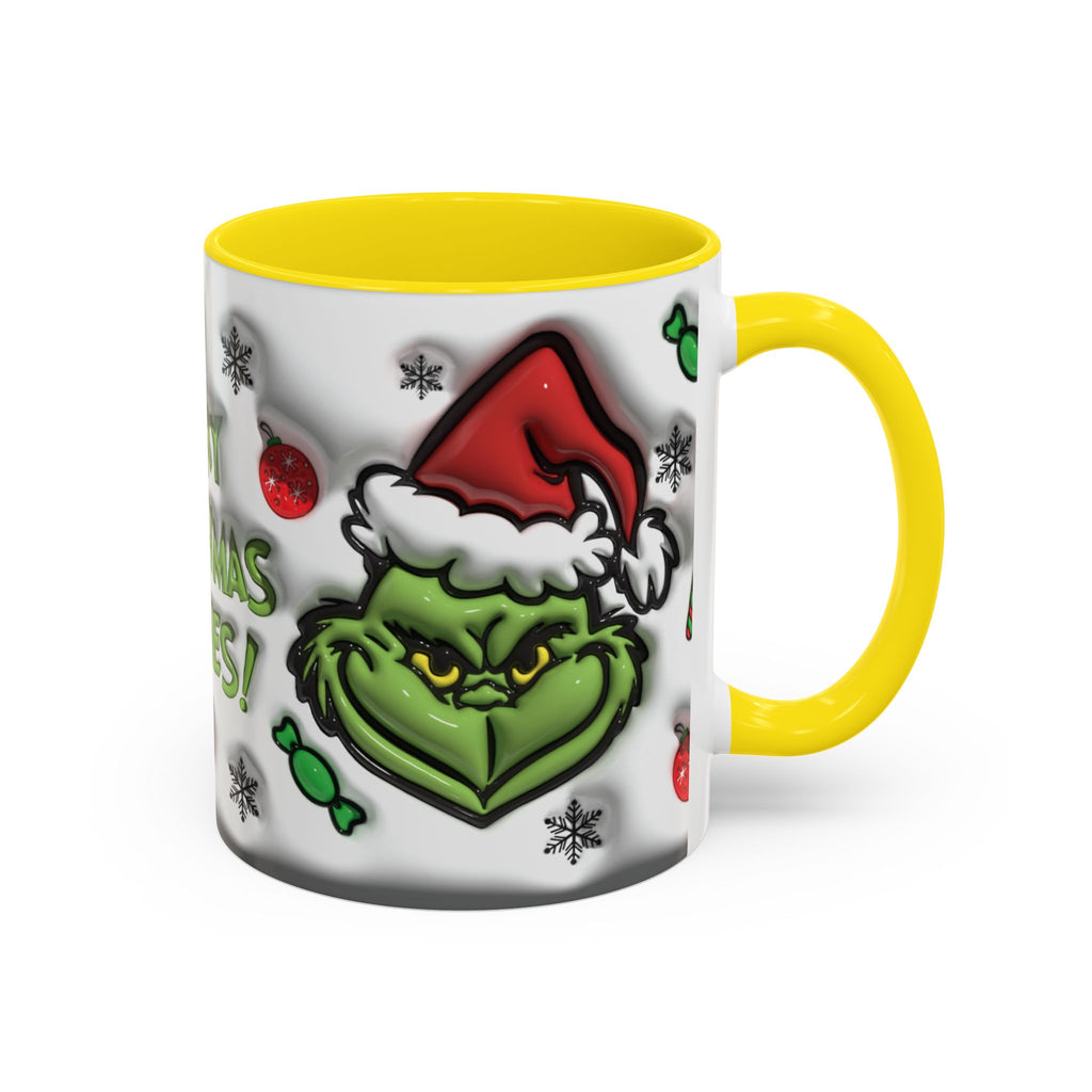 Merry Grinchmas Coffee Mug - Holiday Gift for Christmas Lovers, Fun Ceramic Mug, Grinch-Themed Drinkware, Funny Coffee Cup