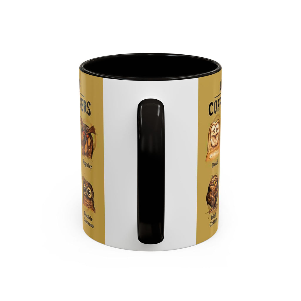 Coffee Owl Mug — "A Hoo's Hoo of Coffee Drinkers" 11oz/15oz