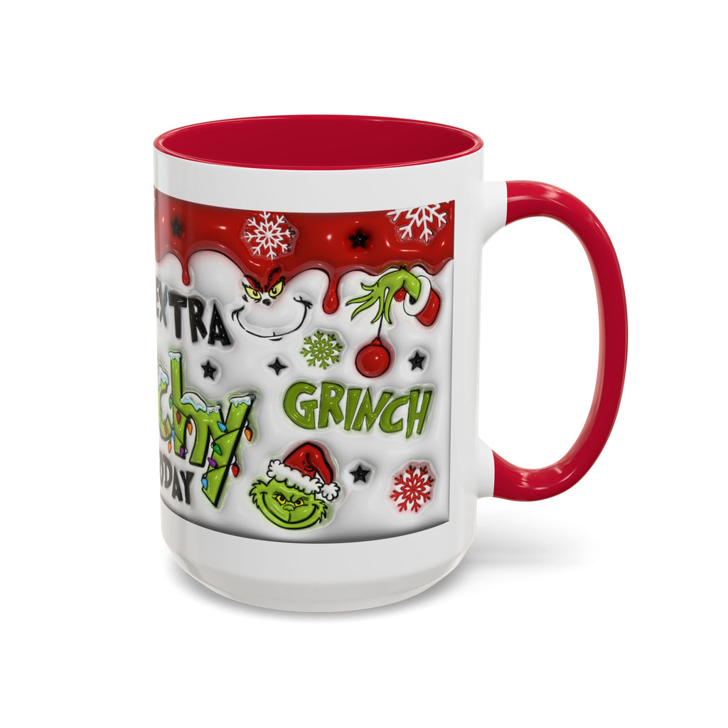 Grinch Holiday Mug - Feeling Extra Grinchy Today! Christmas Gift, Funny Coffee Cup, Holiday Decor, Winter Warmth