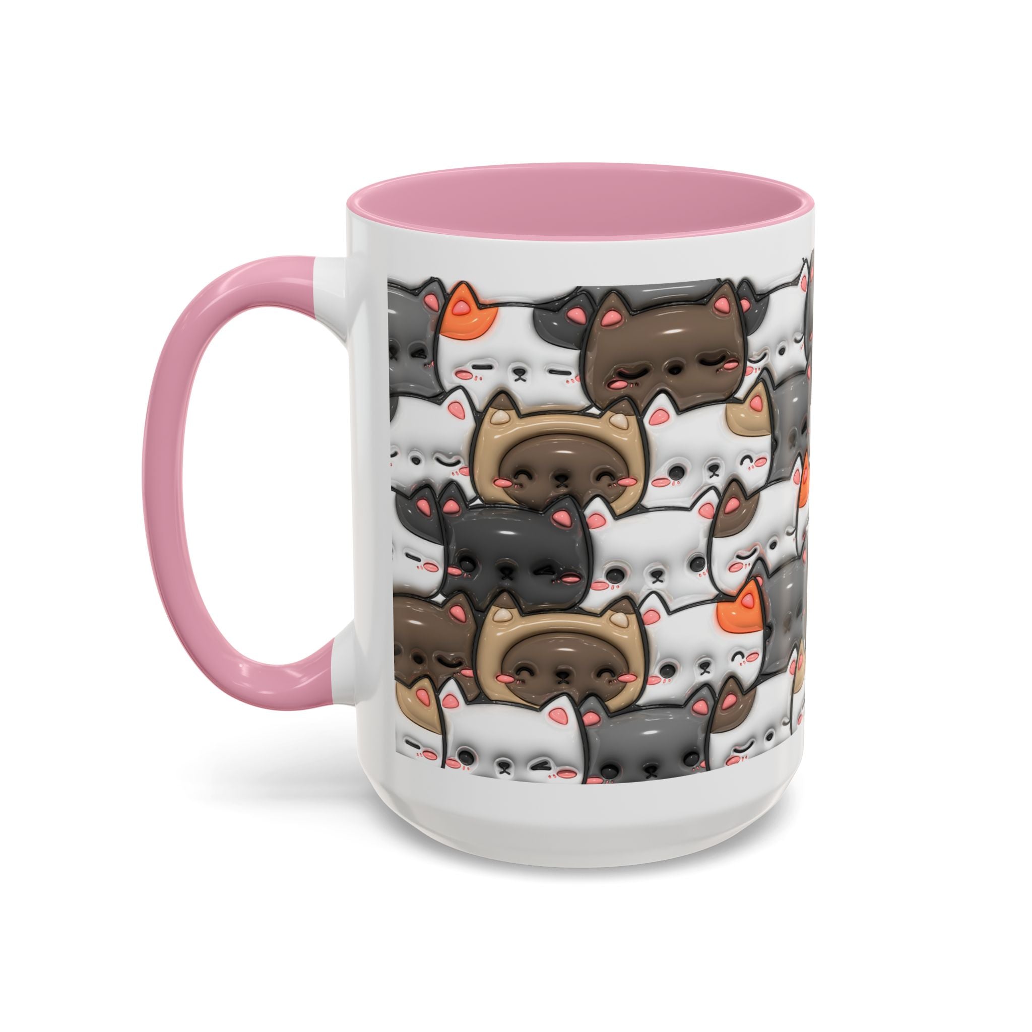 Colorful Cat Mugs - Cute Pet Lover Gift, Cat-Themed Coffee Cup, Cat Lover's Mug, Fun Kitchen Decor, Feline Art Drinkware
