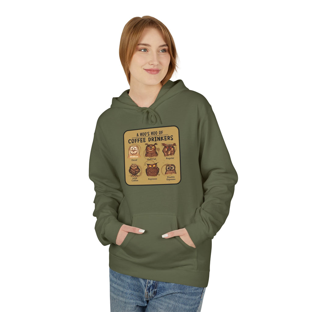 Coffee Drinkers Chart Hoodie | Coffee Types Illustration, Retro Cafe Design