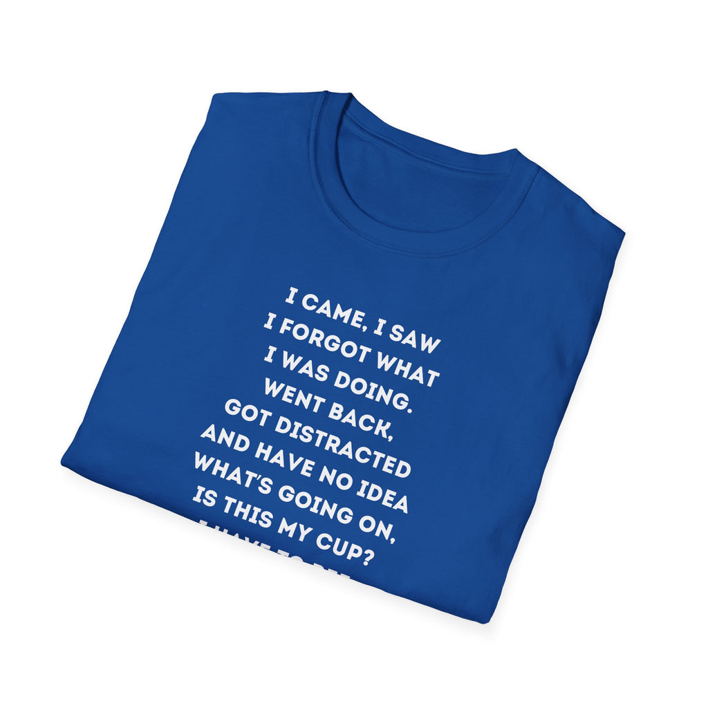 Funny Forgetful Grandpa Quote T-Shirt | Cute Elderly Character, Humorous Text
