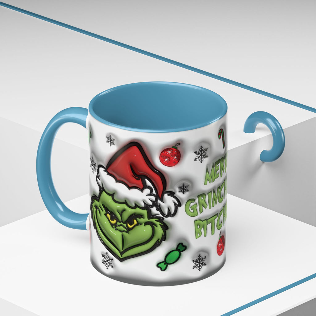 Merry Grinchmas Coffee Mug - Holiday Gift for Christmas Lovers, Fun Ceramic Mug, Grinch-Themed Drinkware, Funny Coffee Cup
