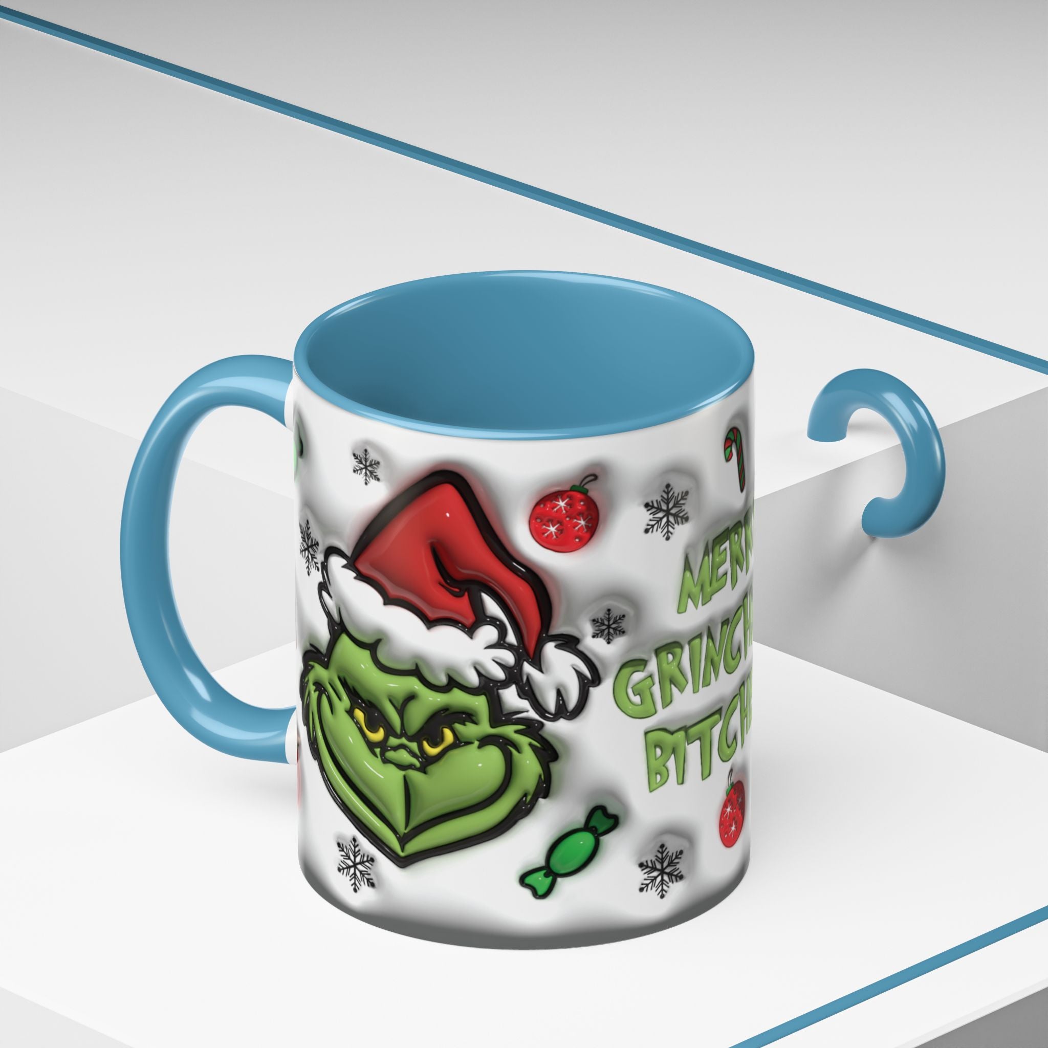 Merry Grinchmas Coffee Mug - Holiday Gift for Christmas Lovers, Fun Ceramic Mug, Grinch-Themed Drinkware, Funny Coffee Cup