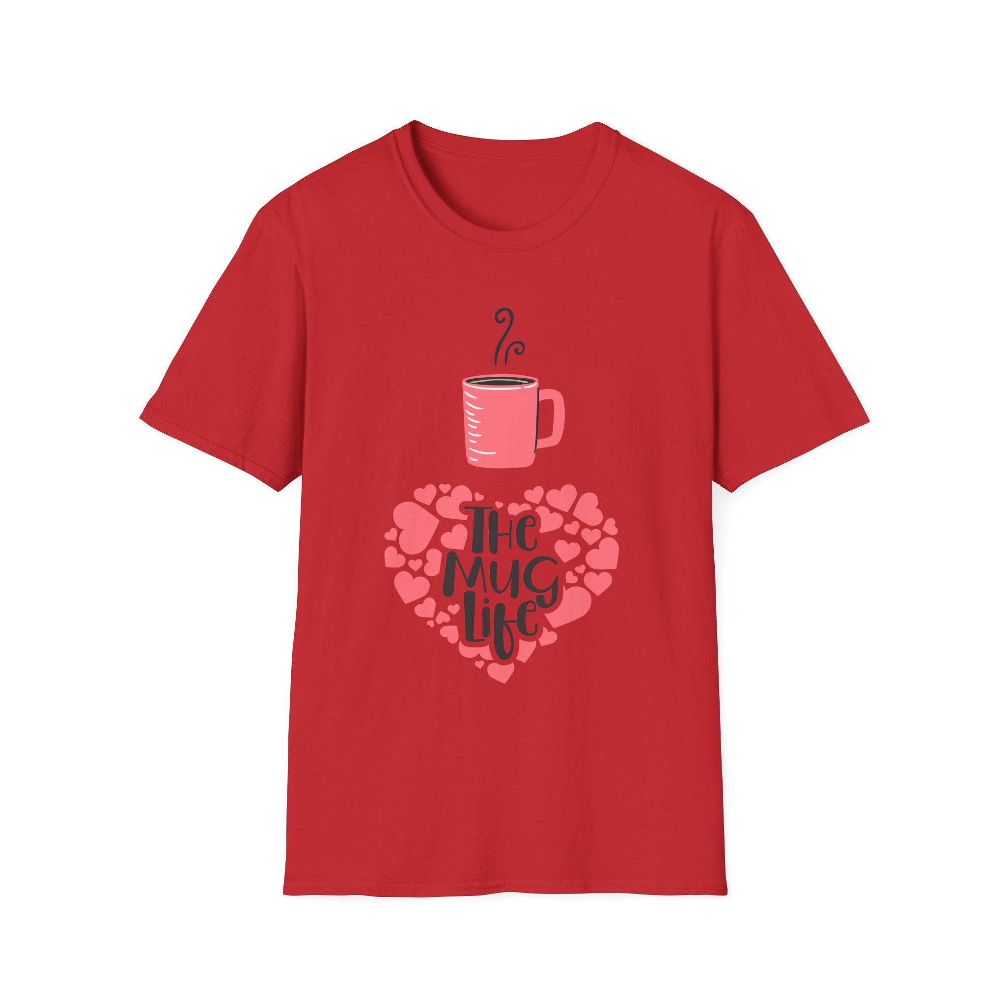 The Hot Coffee Mug Life - Unisex Softstyle T-Shirt