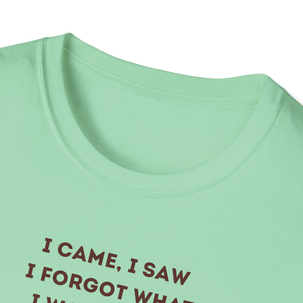 Funny Coffee Memory Poem T-Shirt | Cute Character Holding Coffee