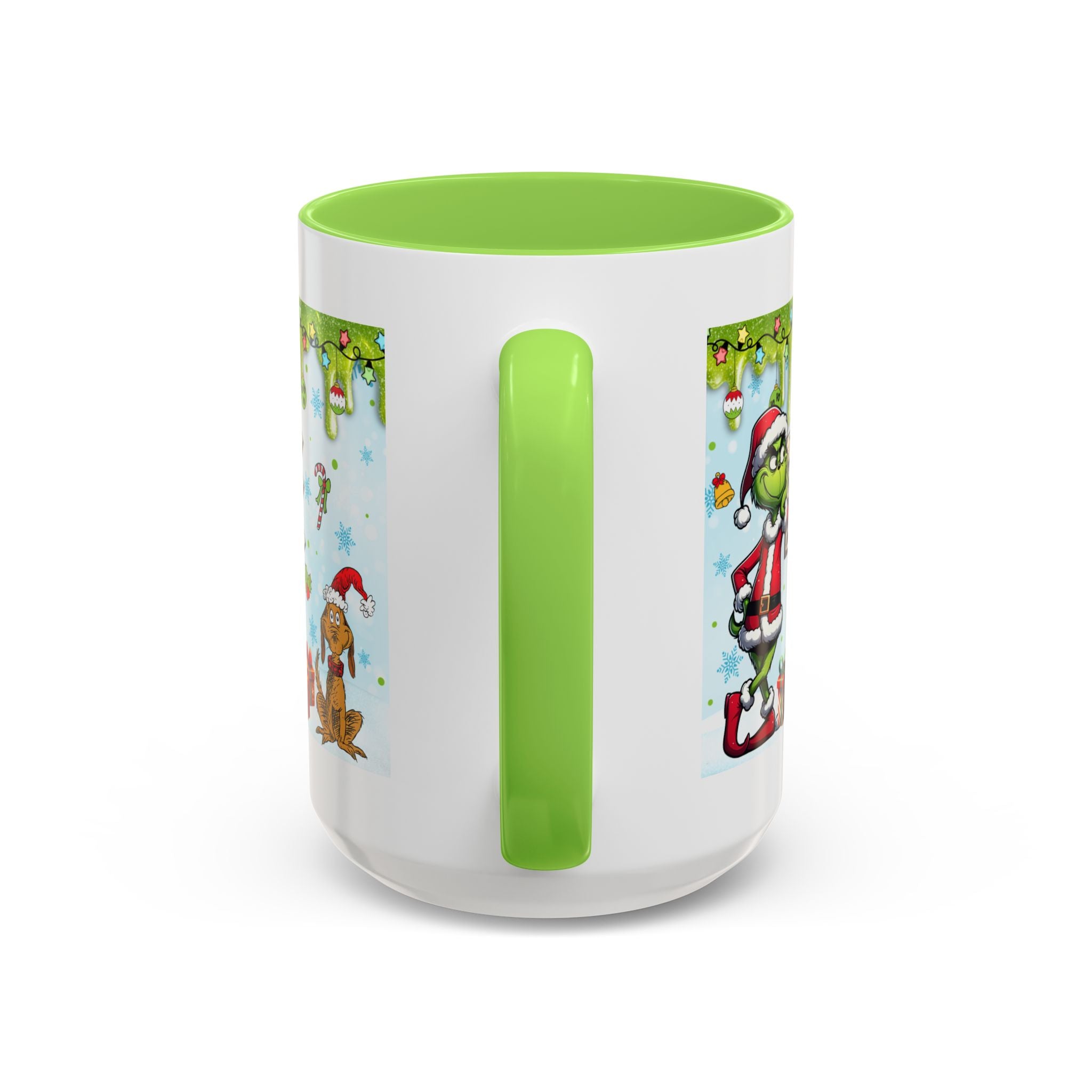 Grinch Christmas Mug | Colorful 11oz 15oz Ceramic Coffee Cup