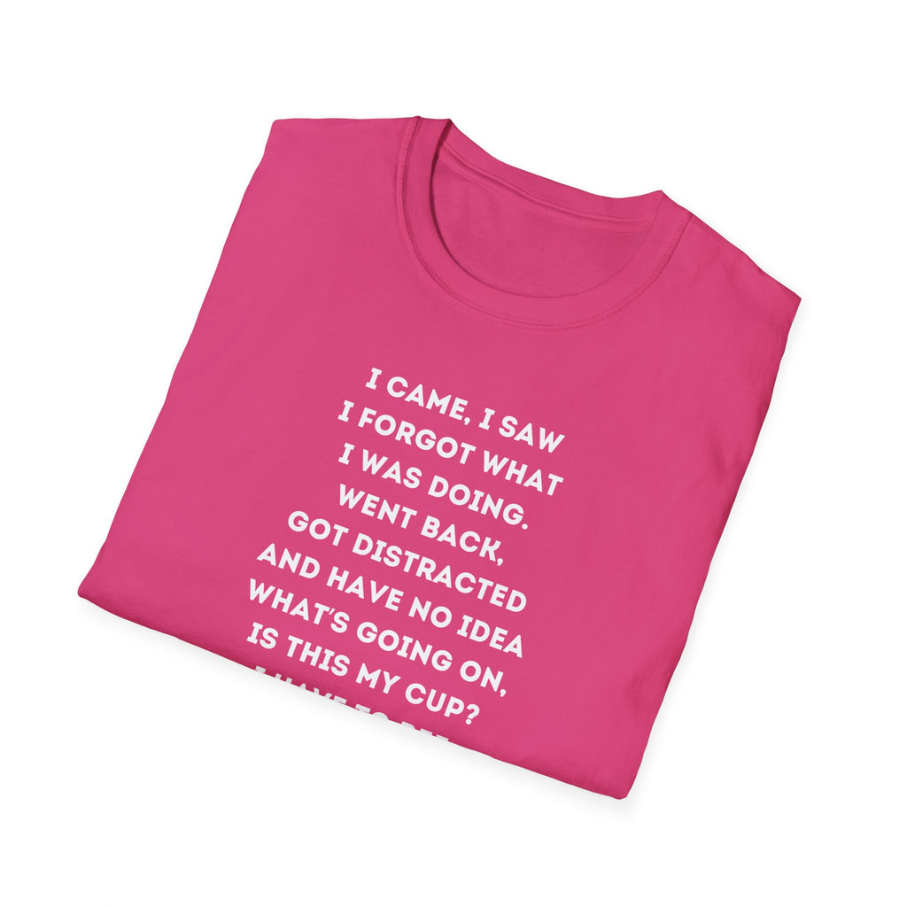 Funny Forgetful Grandpa Quote T-Shirt | Cute Elderly Character, Humorous Text