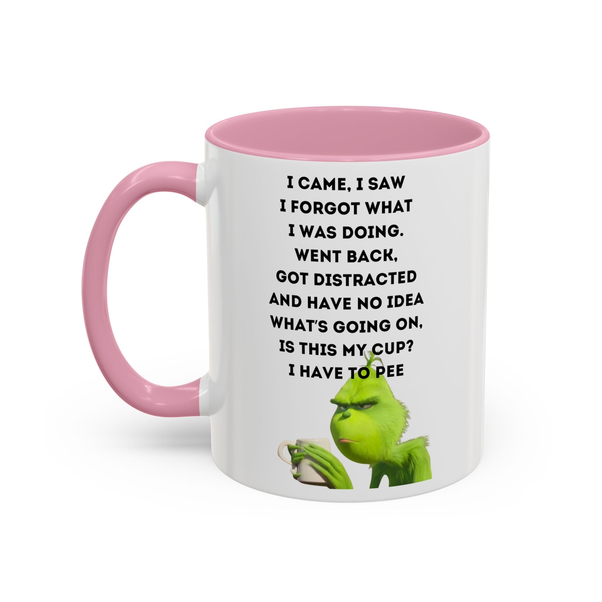 Colorful Grinch Coffee Mug, Fun Holiday Gift, Funny Tea Cup, Quirky Kitchen Decor, Grinch Fan Mug, Christmas Gift Idea