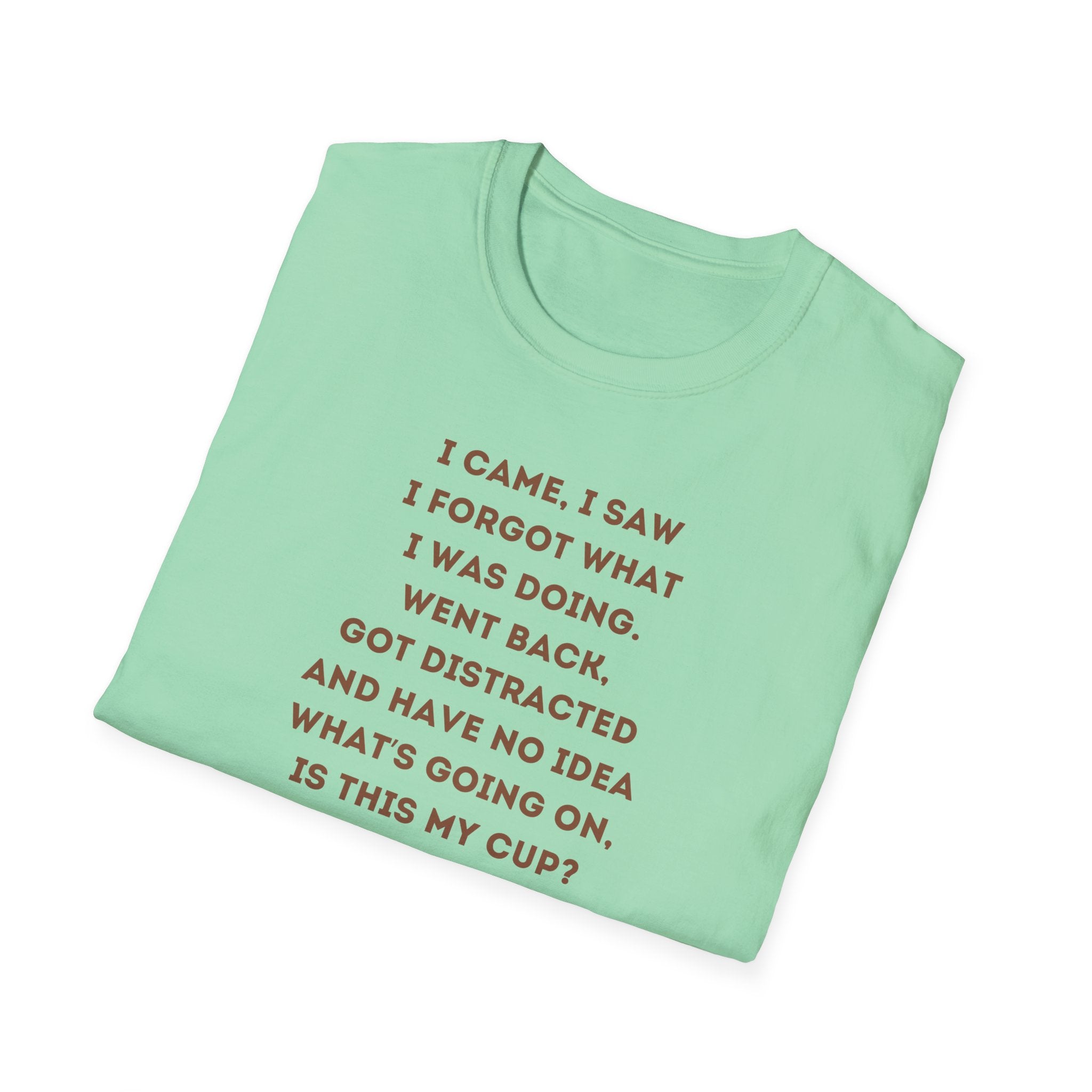 Funny Coffee Quote T-Shirt for Coffee Lovers, Humor Tee, Gift for Him/Her, Perfect for Birthdays, Housewarming, Casual Wear