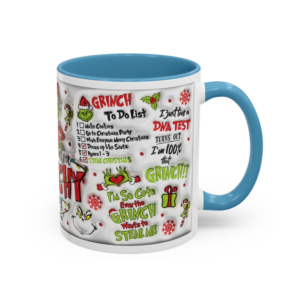 Grinchy Holiday Coffee Mug — "Feeling Extra Grinchy Today" Accent Mug (11/15oz)