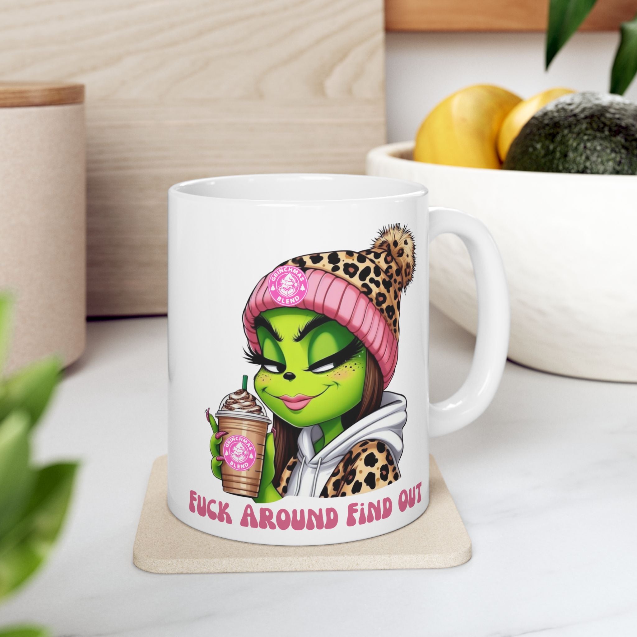 FA/FO Fun and Sassy Ceramic Mug | Cute Coffee Cup | Gift for Crazy Plant Lovers | Motivational Mug | Home Decor | Birthday Gift