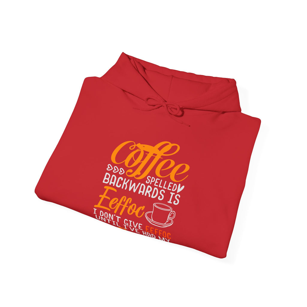 Give Me My Eeffoc Coffee - Unisex Heavy Blend Hooded Sweatshirt