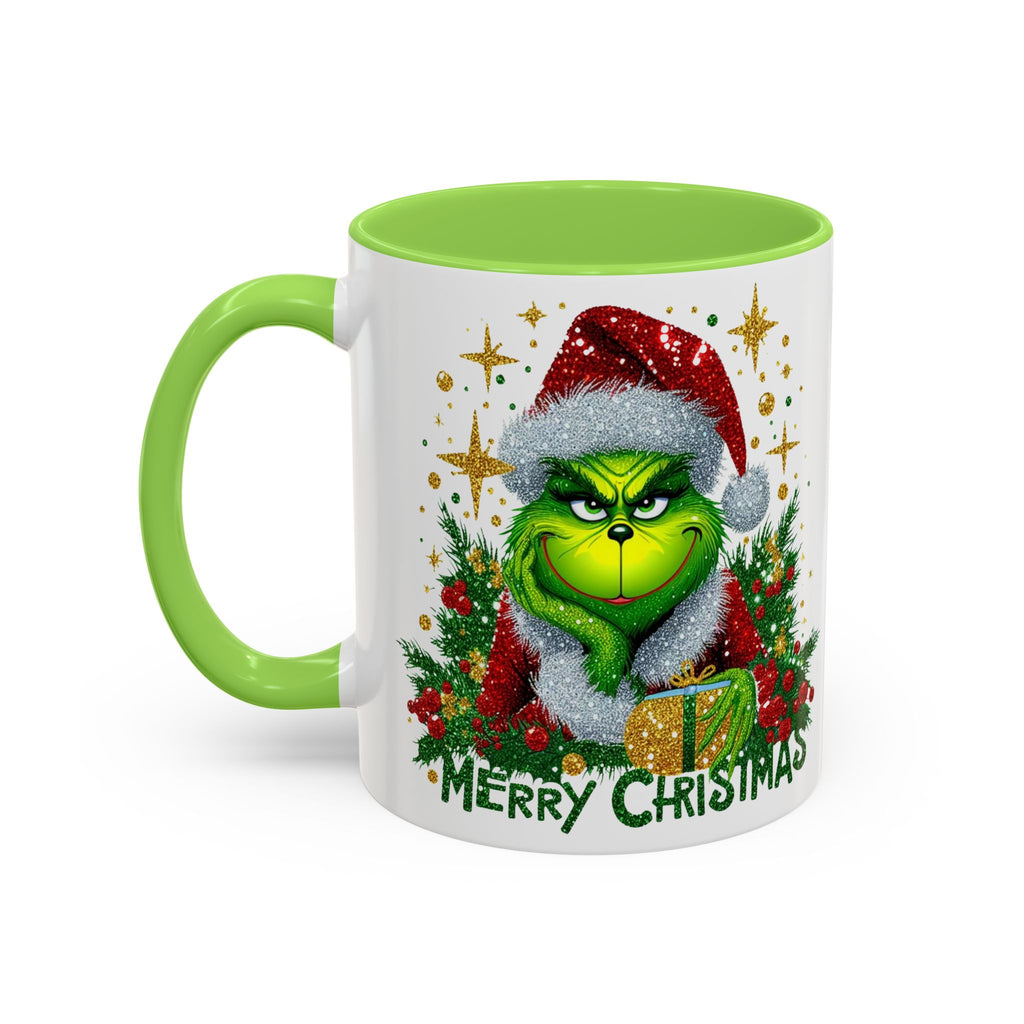 Grinchy Christmas Mug - 11oz & 15oz, Holiday Gift, Festive Beverage Cup, Winter Decorations, Fun Coffee Mug, Grinch Lover Gift