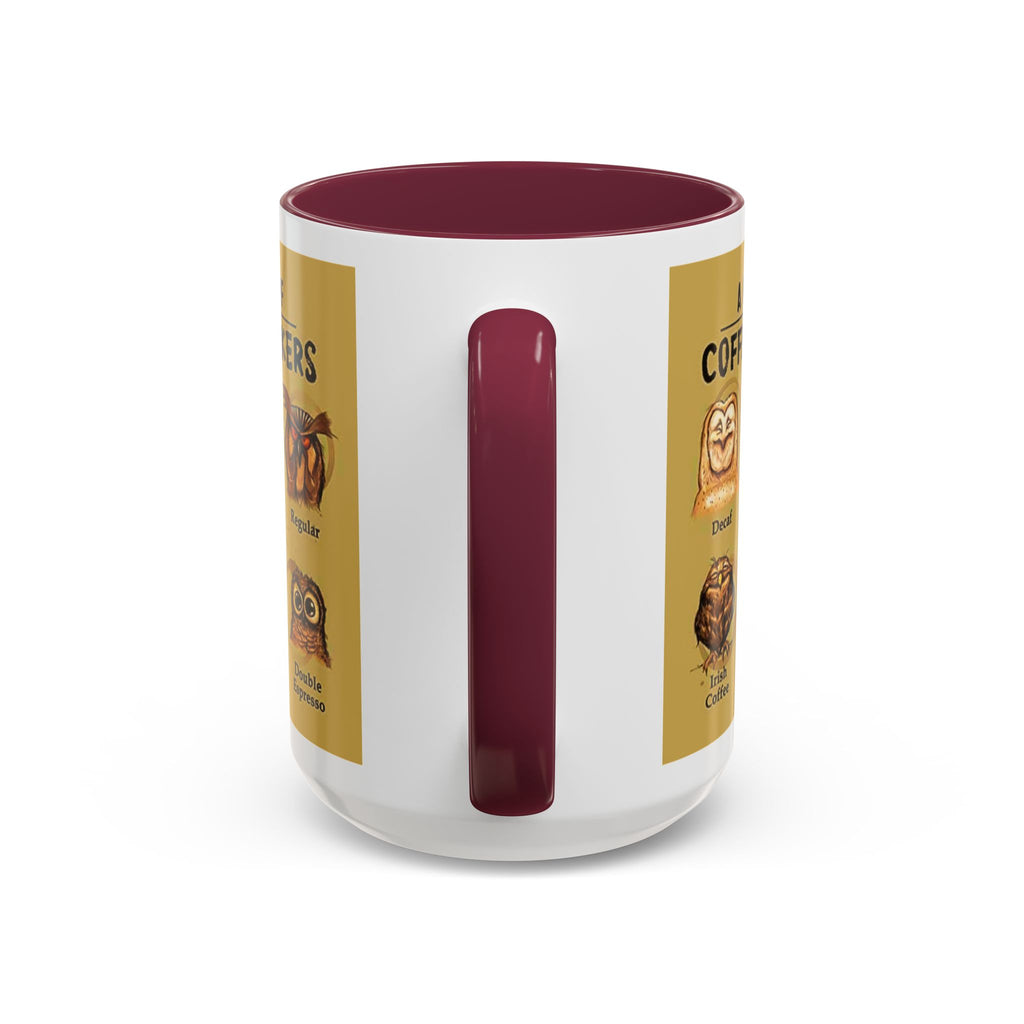Coffee Owl Mug — "A Hoo's Hoo of Coffee Drinkers" 11oz/15oz