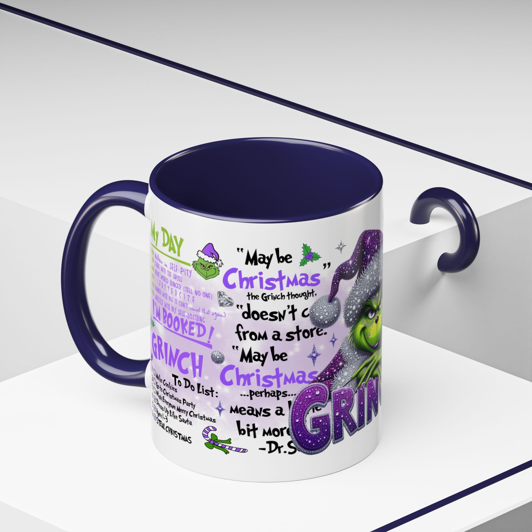 Grinchy Holiday Coffee Mug — '100% That Grinch' Funny Christmas Mug (11/15oz)