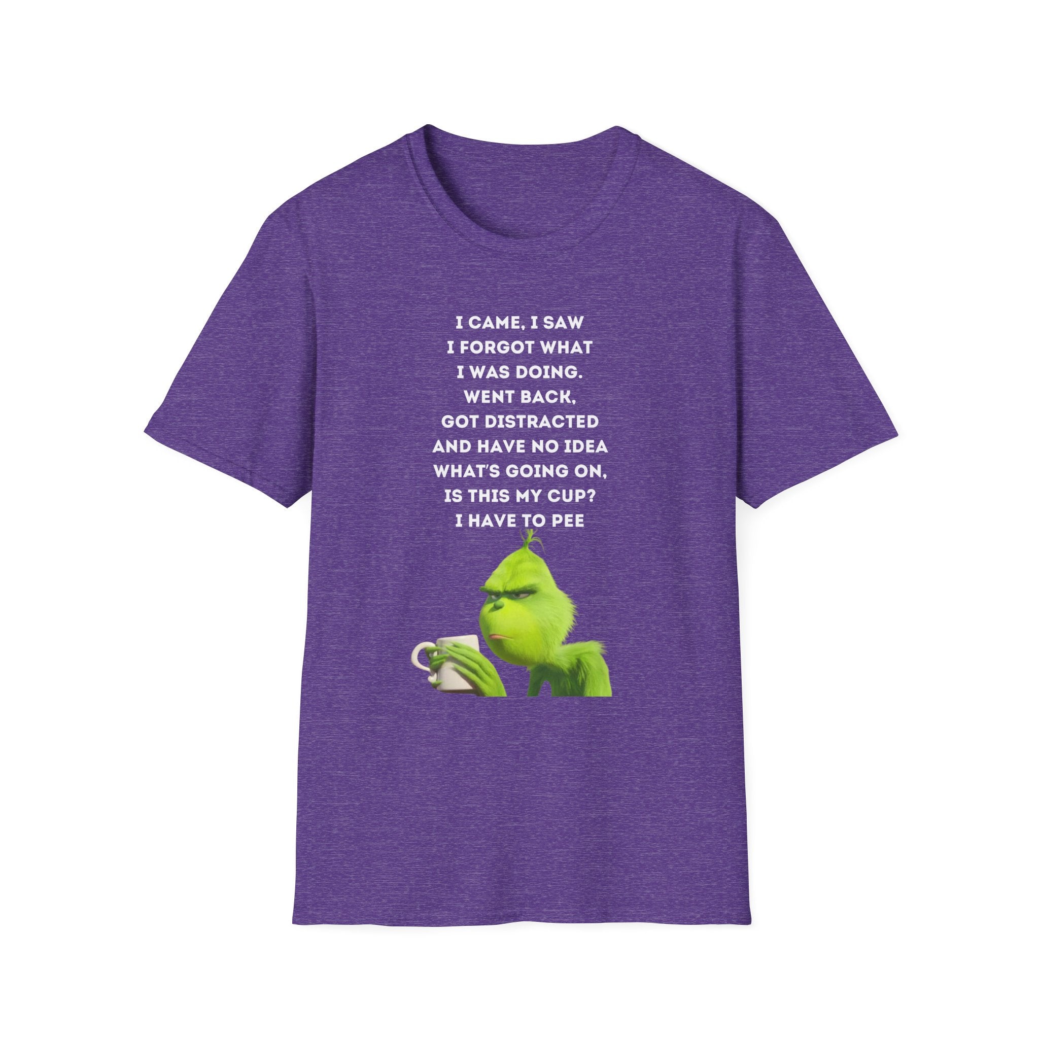 Forgetful Grinch Coffee T-Shirt | Funny Meme Holiday Tee