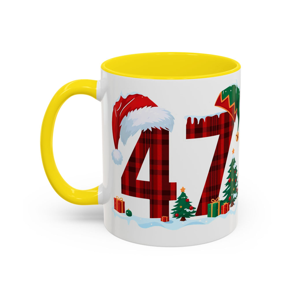 President 47 Trump Christmas Mug | Accent Coffee Mug