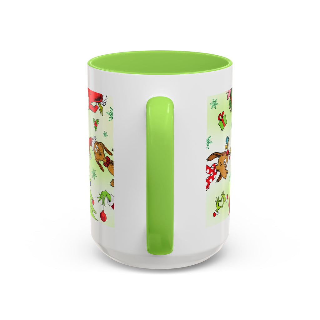 Whimsical The Grinch Mugs, Funny Holiday Gift, Christmas Coffee Cup, Festive Drinkware, Grinch Themed Mug