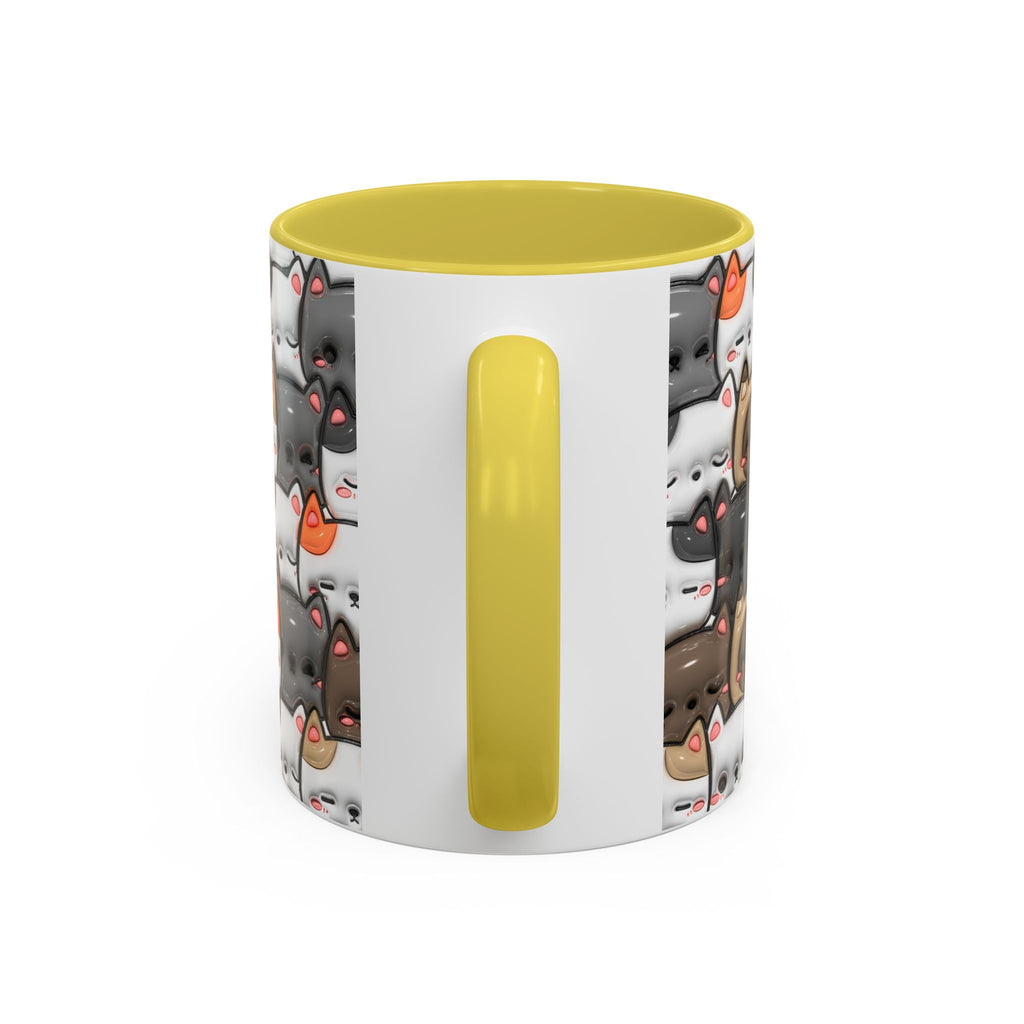 Colorful Cat Mugs - Cute Pet Lover Gift, Cat-Themed Coffee Cup, Cat Lover's Mug, Fun Kitchen Decor, Feline Art Drinkware