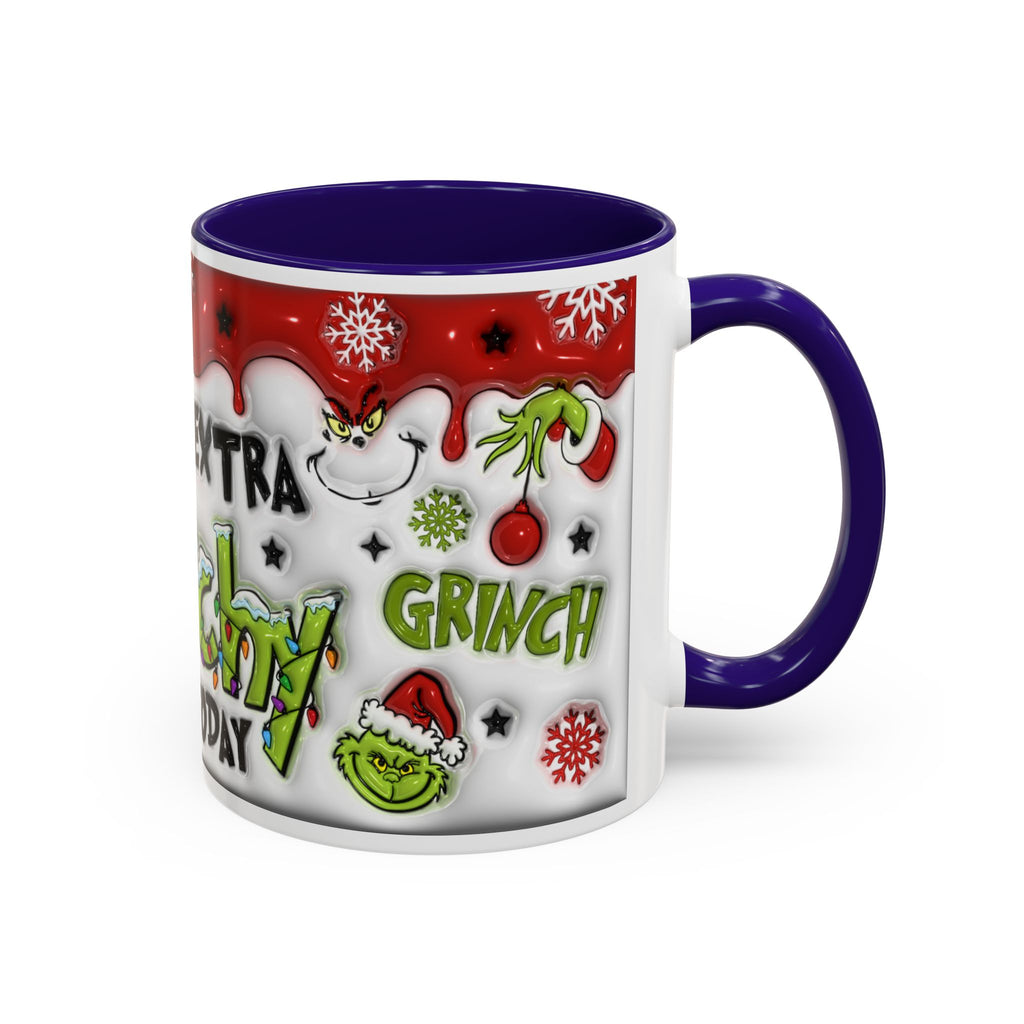 Grinch Holiday Mug - Feeling Extra Grinchy Today! Christmas Gift, Funny Coffee Cup, Holiday Decor, Winter Warmth
