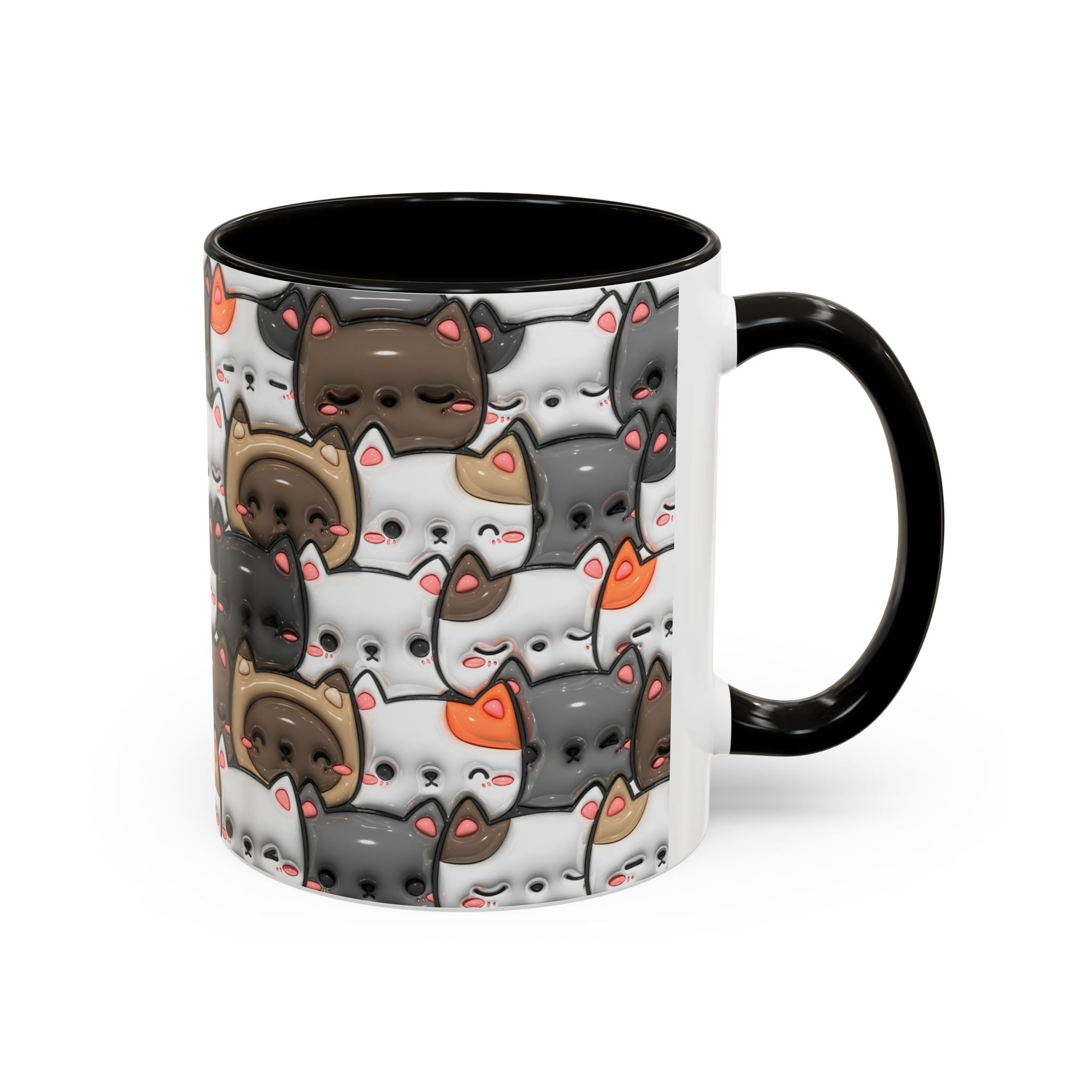 Colorful Cat Mugs - Cute Pet Lover Gift, Cat-Themed Coffee Cup, Cat Lover's Mug, Fun Kitchen Decor, Feline Art Drinkware