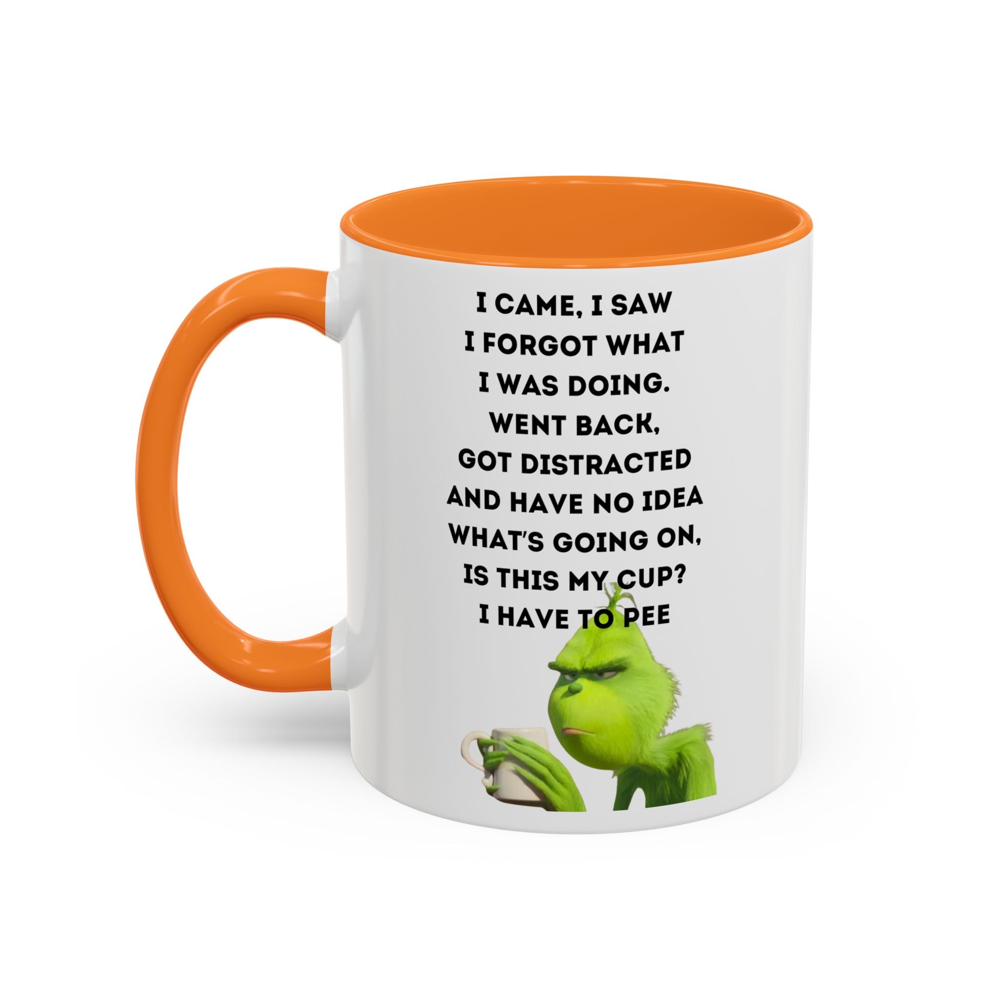 Colorful Grinch Coffee Mug, Fun Holiday Gift, Funny Tea Cup, Quirky Kitchen Decor, Grinch Fan Mug, Christmas Gift Idea