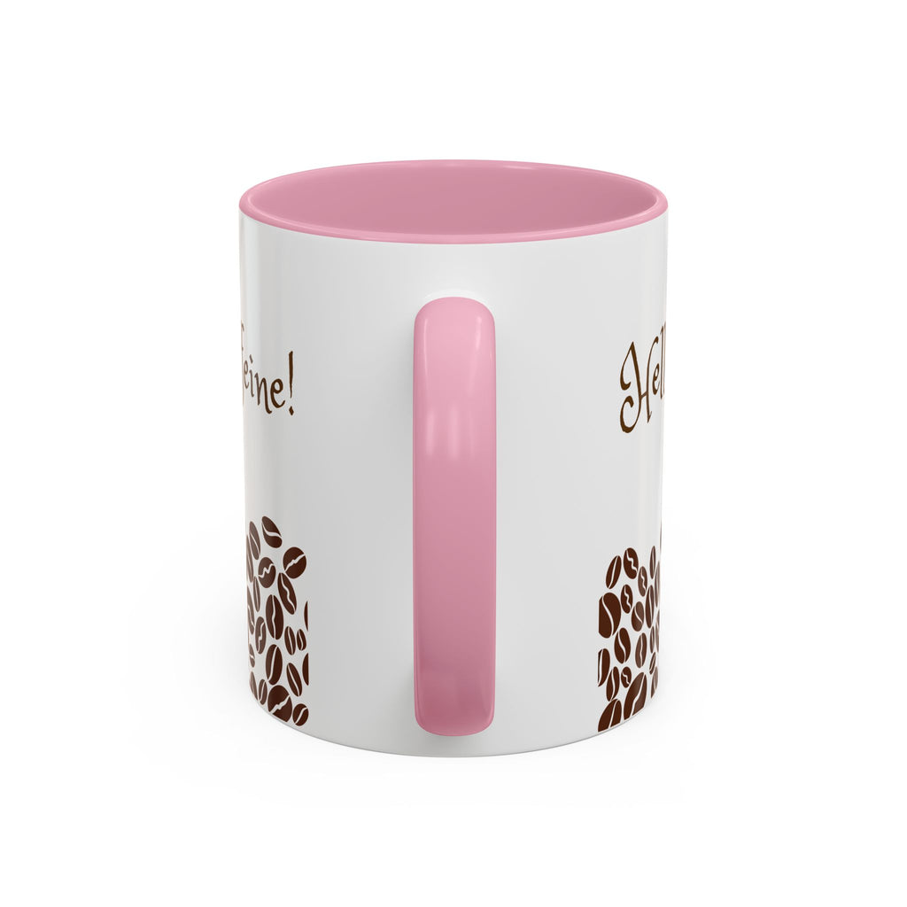 Hello Caffeine - White Ceramic Mug