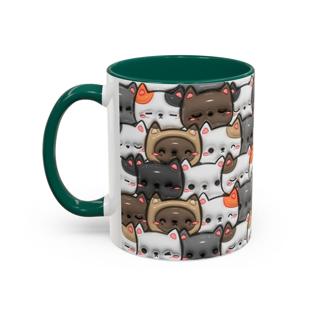 Colorful Cat Mugs - Cute Pet Lover Gift, Cat-Themed Coffee Cup, Cat Lover's Mug, Fun Kitchen Decor, Feline Art Drinkware