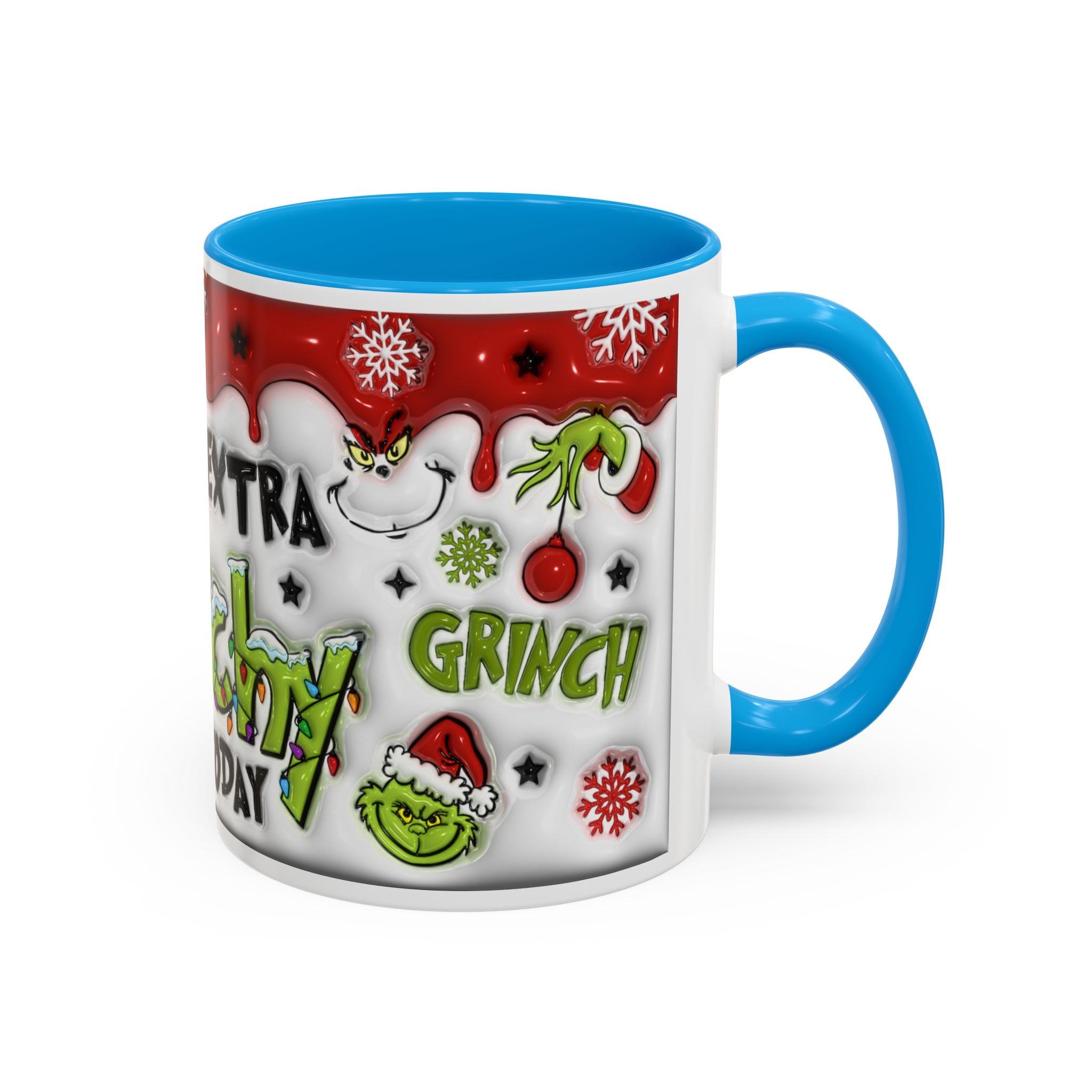 Grinch Holiday Mug - Feeling Extra Grinchy Today! Christmas Gift, Funny Coffee Cup, Holiday Decor, Winter Warmth